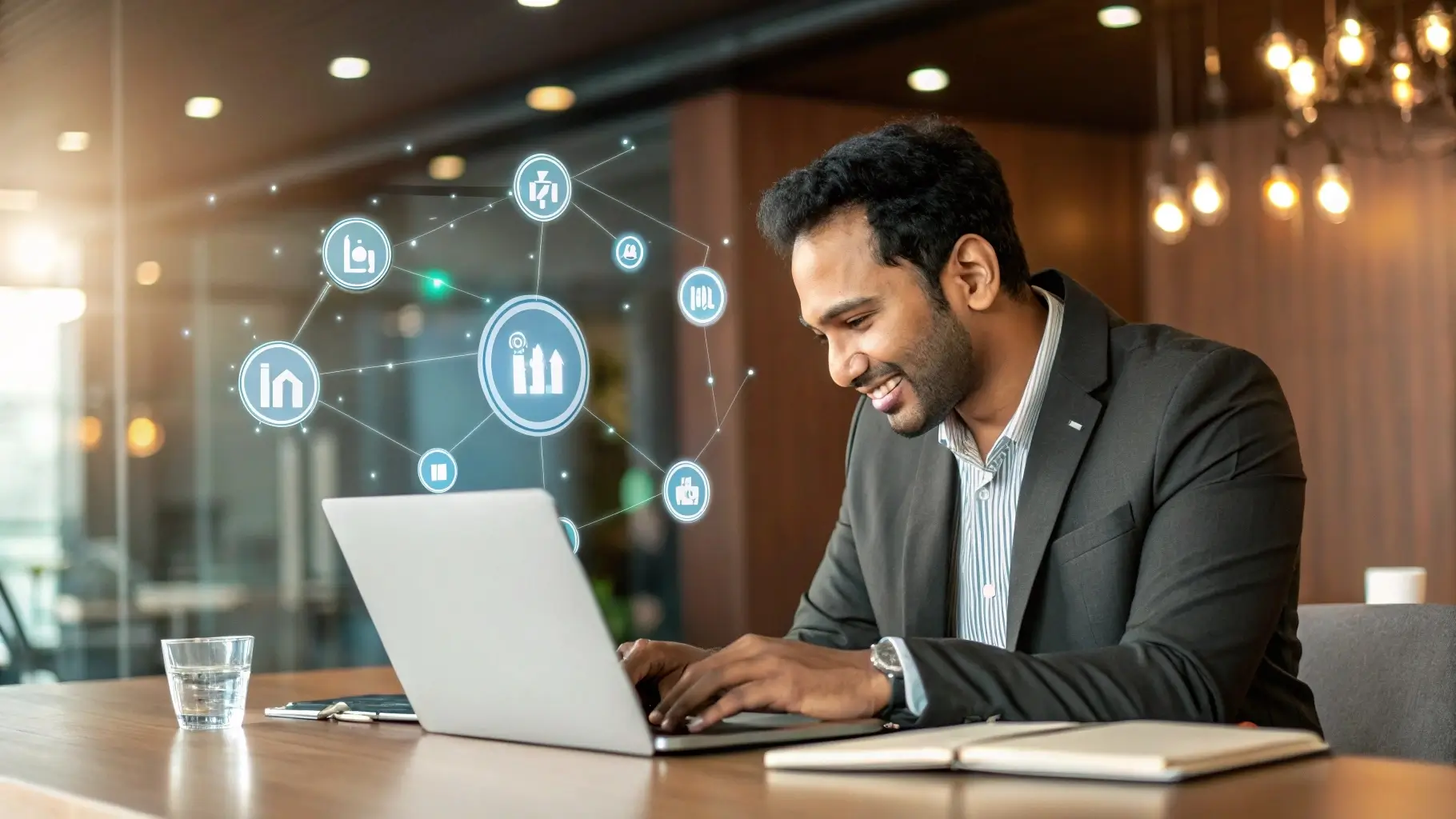 a-professional-yet-approachable-businessperson updating LinkedIn For Personal Brand