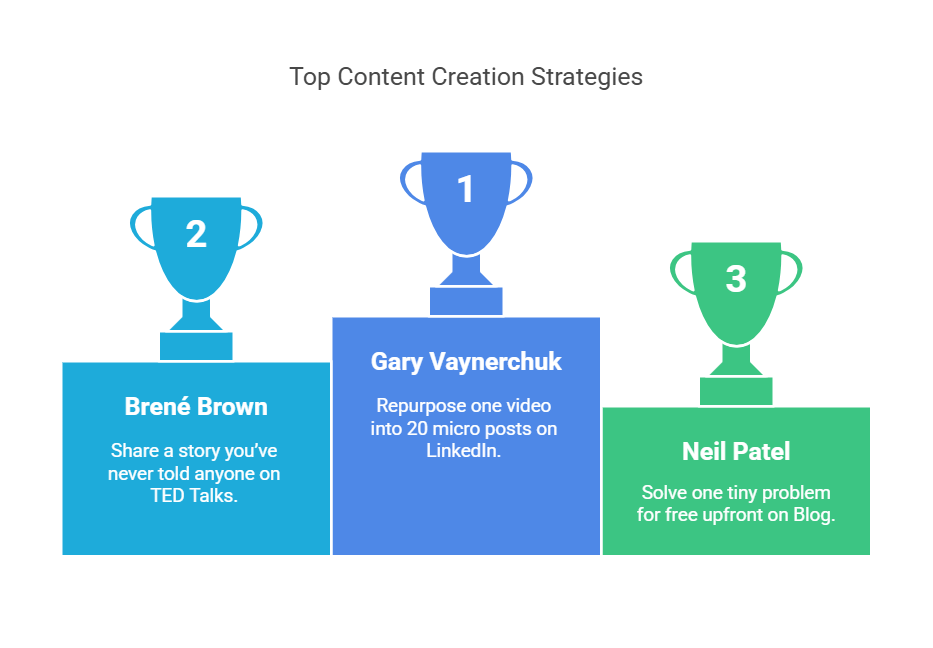 Side By Side Comparison of top personal branding experts